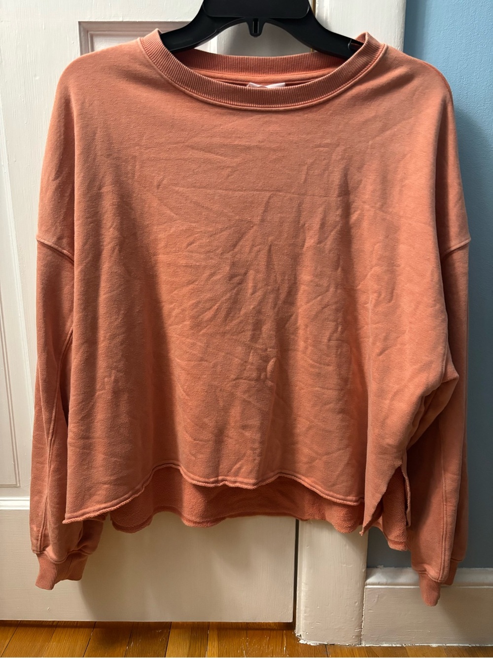 Aerie Oversized Crewneck Sweatshirt Dusty Coral